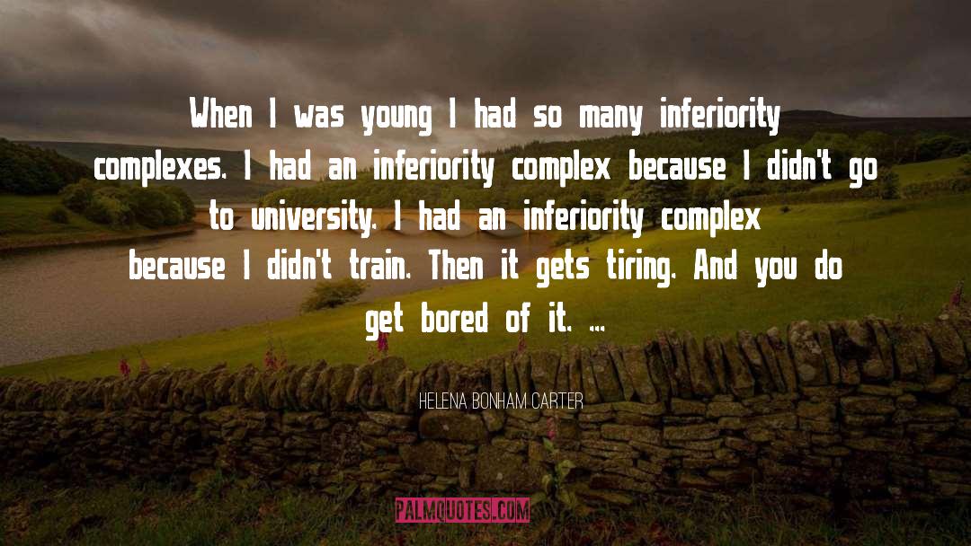 Helena Bonham Carter Quotes: When I was young I