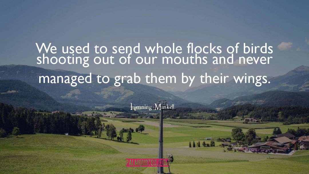 Henning Mankell Quotes: We used to send whole