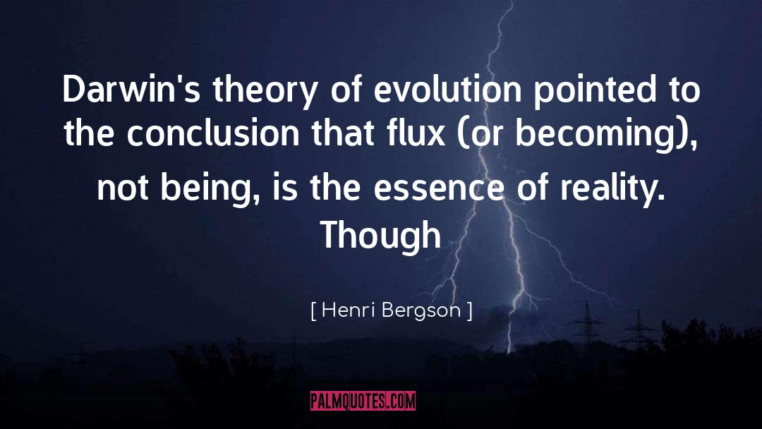 Henri Bergson Quotes: Darwin's theory of evolution pointed