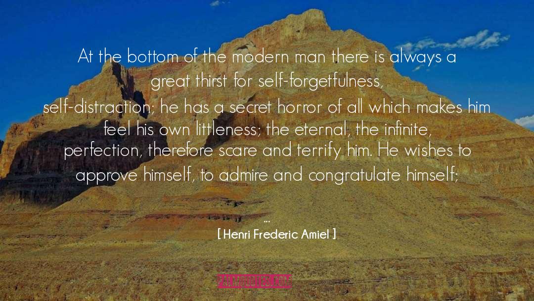 Henri Frederic Amiel Quotes: At the bottom of the