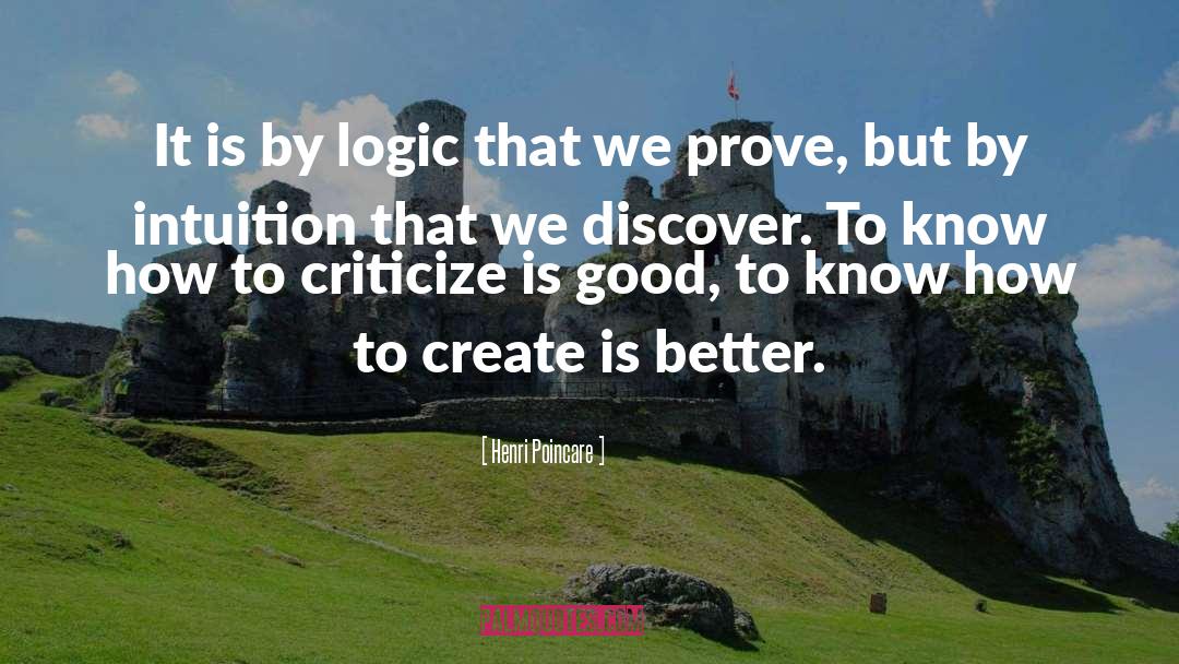 Henri Poincare Quotes: It is by logic that