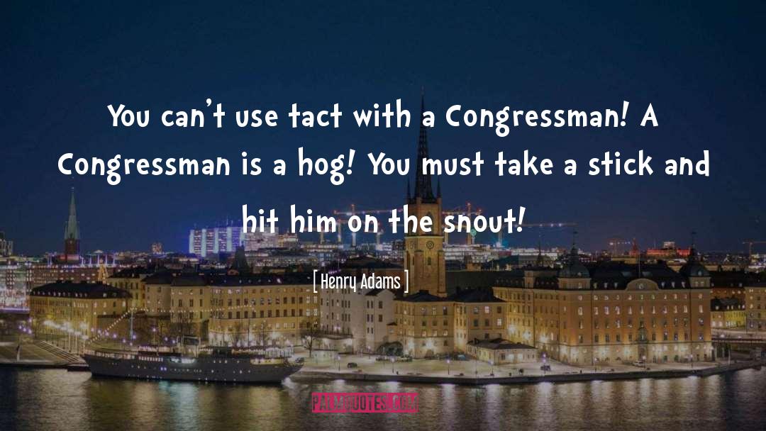 Henry Adams Quotes: You can't use tact with
