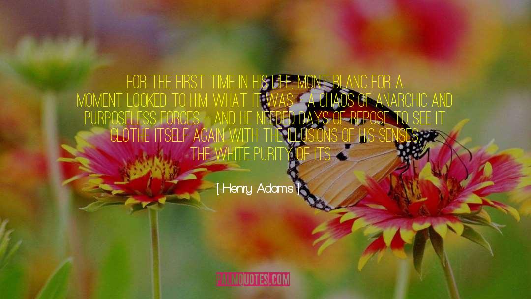 Henry Adams Quotes: For the first time in