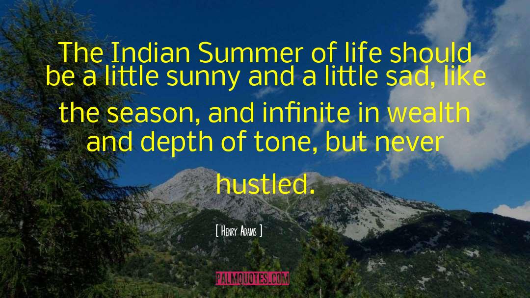 Henry Adams Quotes: The Indian Summer of life