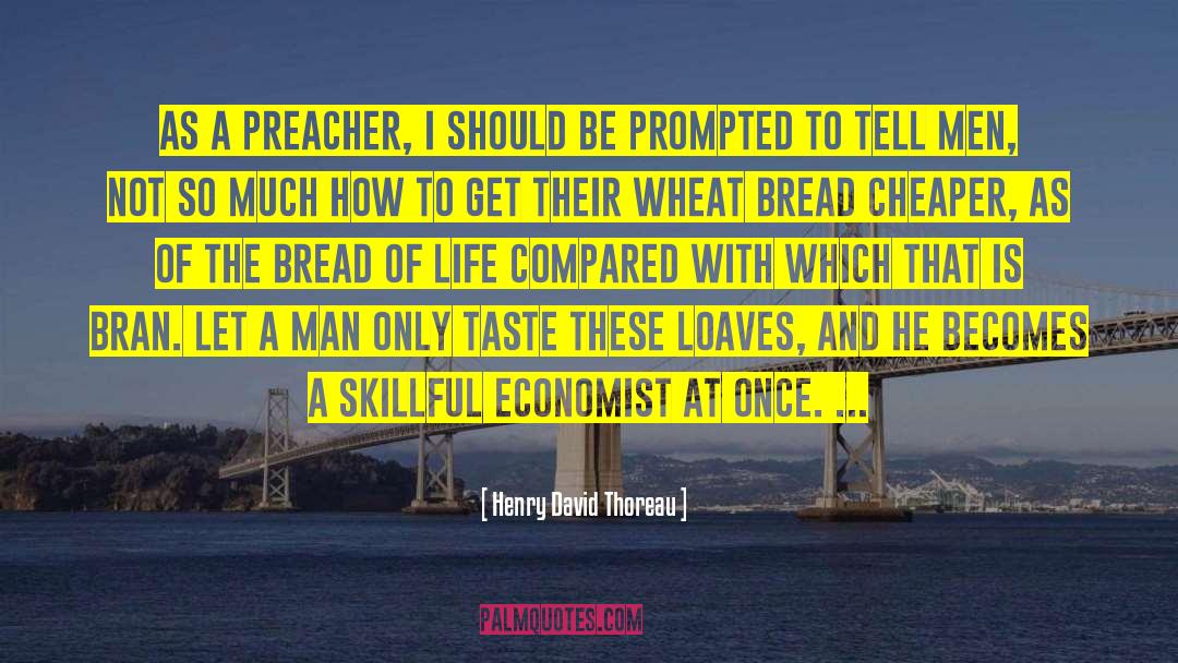 Henry David Thoreau Quotes: As a preacher, I should