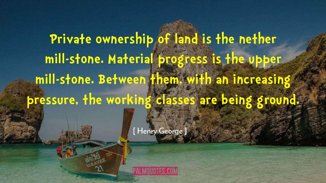Henry George Quotes: Private ownership of land is