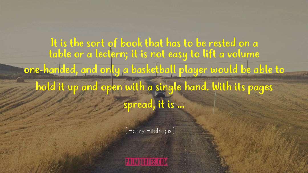 Henry Hitchings Quotes: It is the sort of