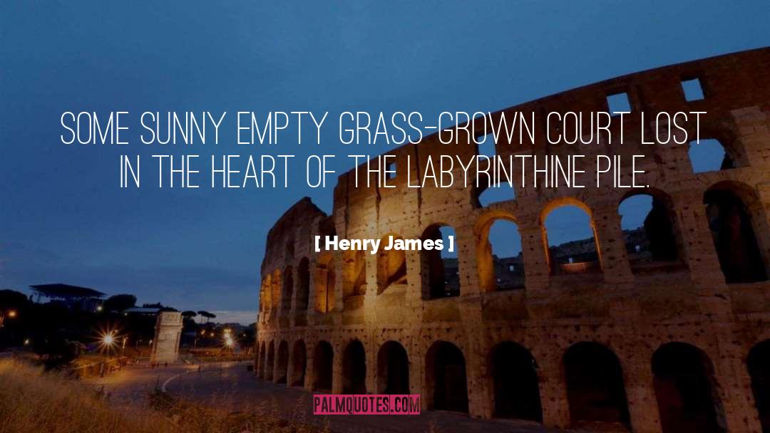 Henry James Quotes: Some sunny empty grass-grown court