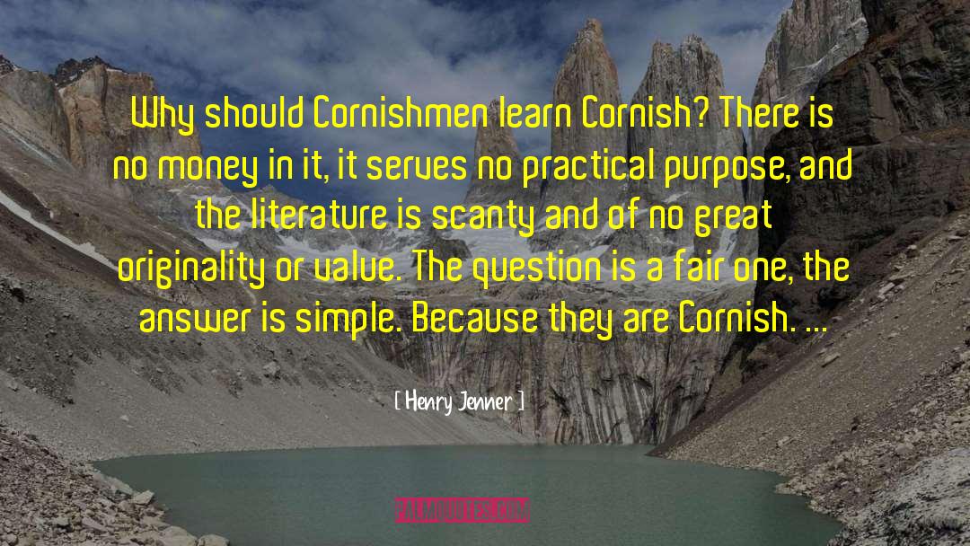 Henry Jenner Quotes: Why should Cornishmen learn Cornish?