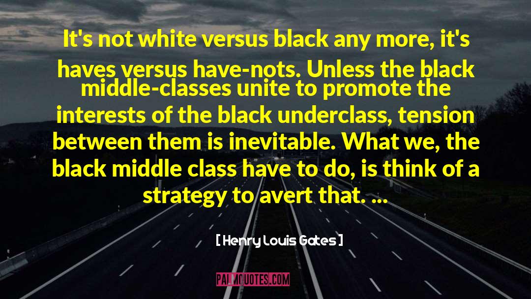 Henry Louis Gates Quotes: It's not white versus black
