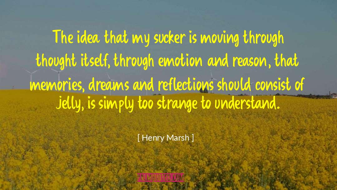 Henry Marsh Quotes: The idea that my sucker