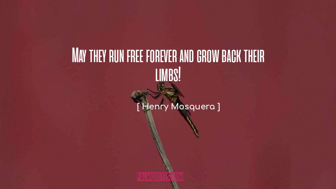 Henry Mosquera Quotes: May they run free forever