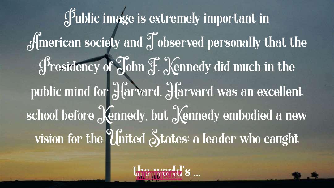 Henry Rosovsky Quotes: Public image is extremely important