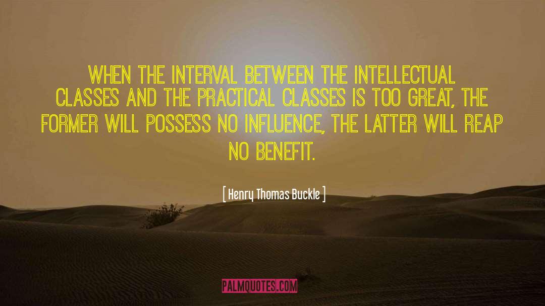 Henry Thomas Buckle Quotes: When the interval between the