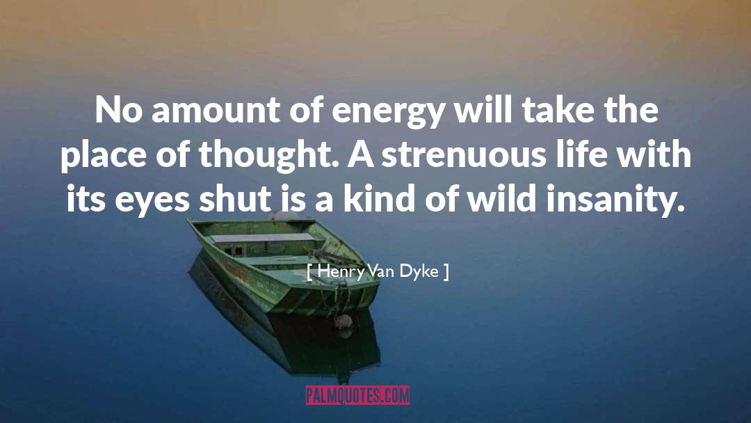 Henry Van Dyke Quotes: No amount of energy will