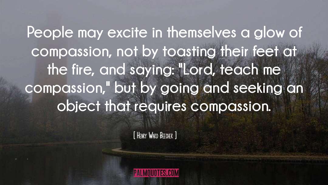 Henry Ward Beecher Quotes: People may excite in themselves