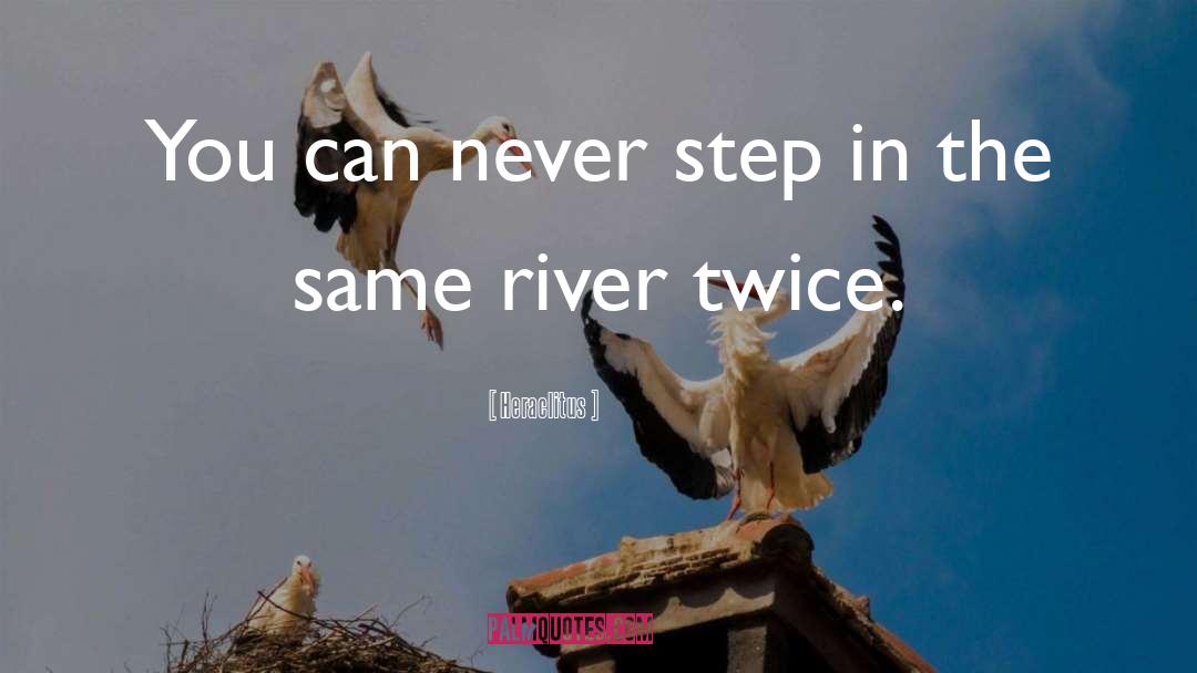 Heraclitus Quotes: You can never step in
