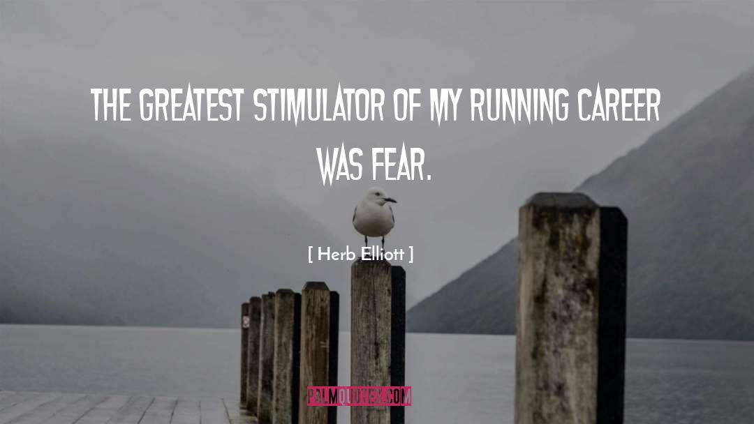 Herb Elliott Quotes: The greatest stimulator of my