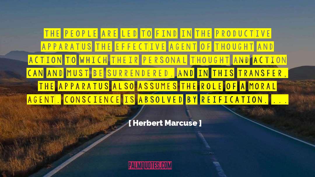 Herbert Marcuse Quotes: The people are led to