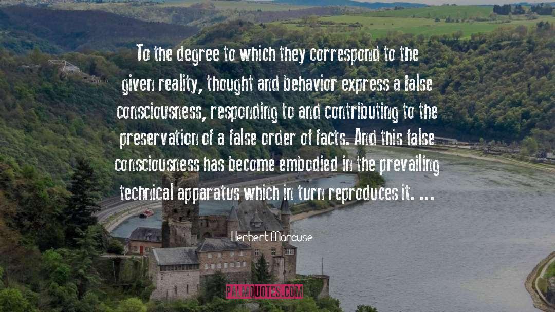 Herbert Marcuse Quotes: To the degree to which