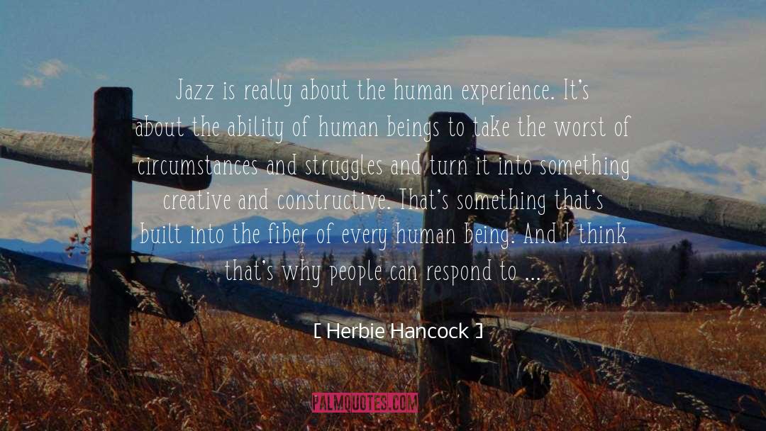 Herbie Hancock Quotes: Jazz is really about the