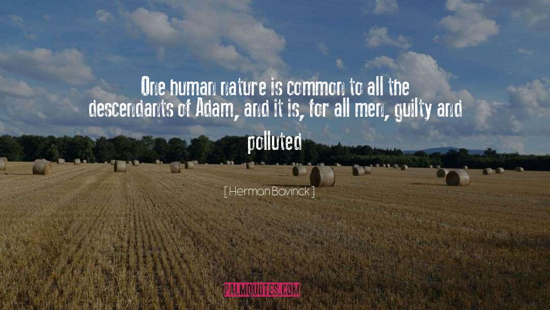 Herman Bavinck Quotes: One human nature is common