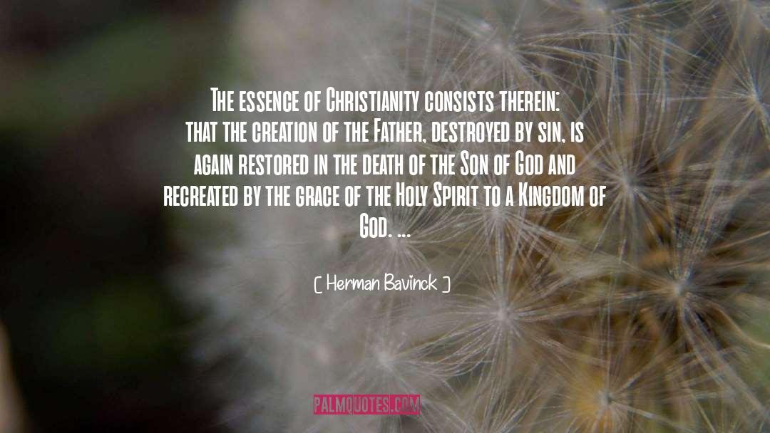 Herman Bavinck Quotes: The essence of Christianity consists