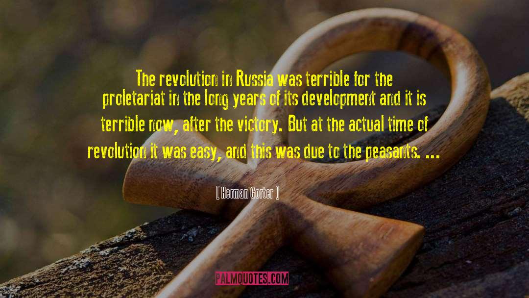 Herman Gorter Quotes: The revolution in Russia was