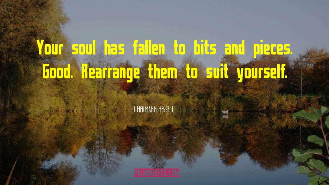Hermann Hesse Quotes: Your soul has fallen to