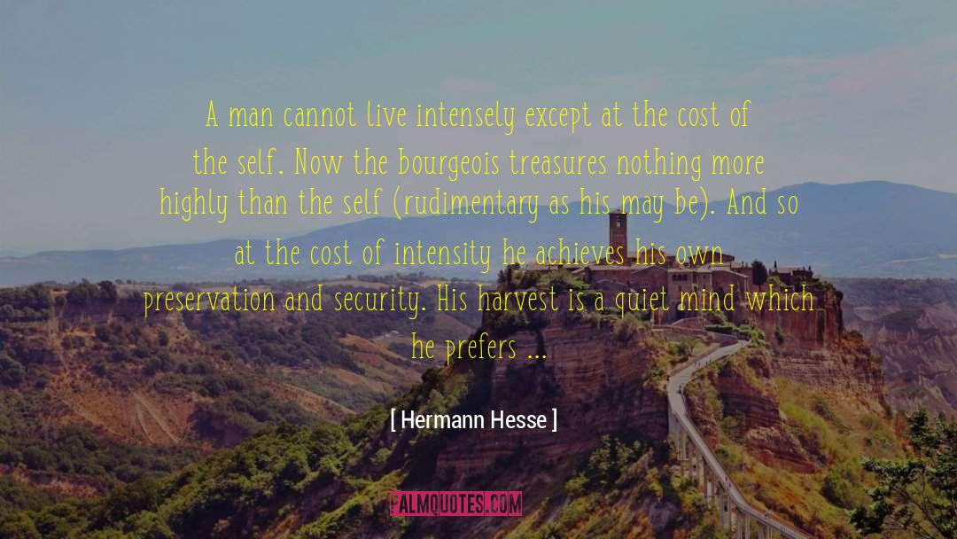 Hermann Hesse Quotes: A man cannot live intensely