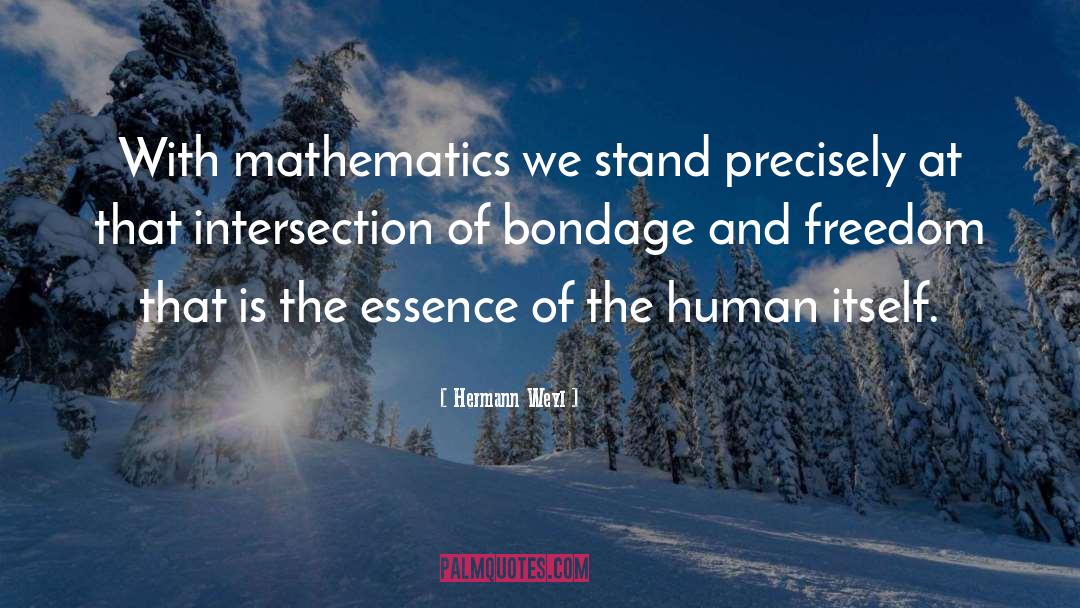 Hermann Weyl Quotes: With mathematics we stand precisely