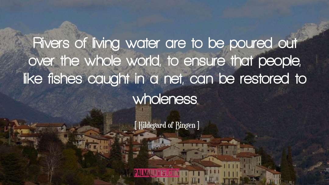 Hildegard Of Bingen Quotes: Rivers of living water are