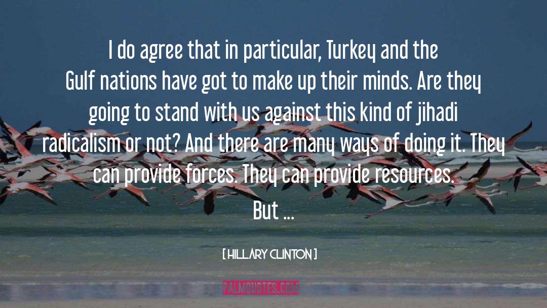 Hillary Clinton Quotes: I do agree that in