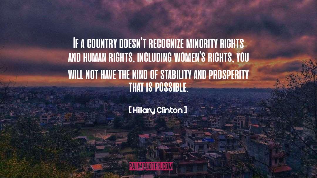 Hillary Clinton Quotes: If a country doesn't recognize