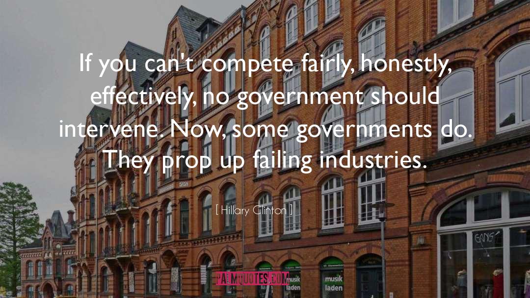 Hillary Clinton Quotes: If you can't compete fairly,