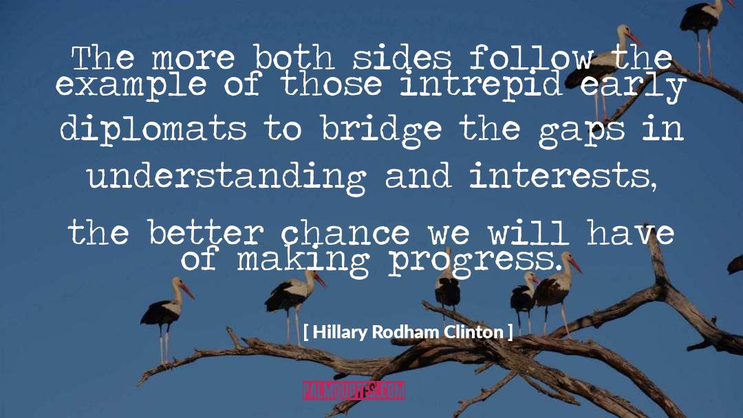 Hillary Rodham Clinton Quotes: The more both sides follow