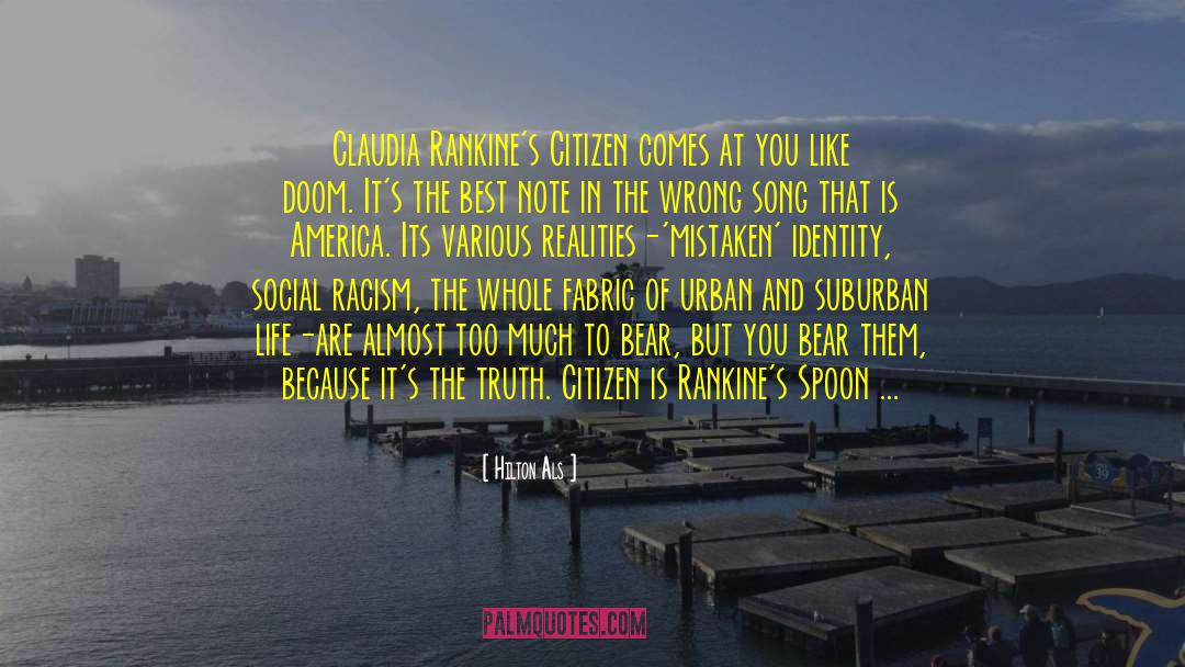 Hilton Als Quotes: Claudia Rankine's Citizen comes at