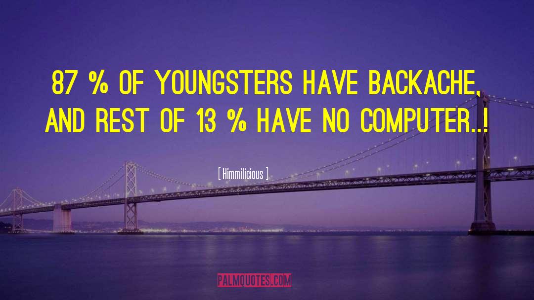 Himmilicious Quotes: 87 % of youngsters have