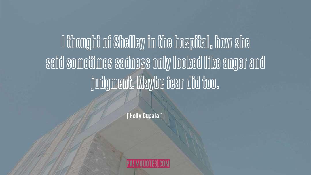 Holly Cupala Quotes: I thought of Shelley in