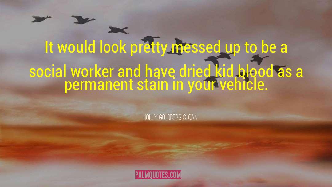 Holly Goldberg Sloan Quotes: It would look pretty messed