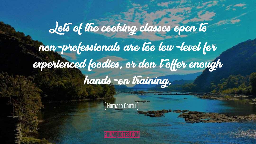 Homaro Cantu Quotes: Lots of the cooking classes