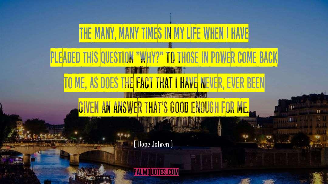 Hope Jahren Quotes: the many, many times in