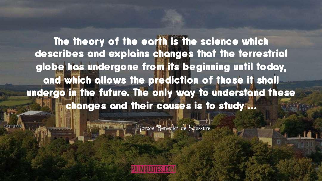 Horace-Benedict De Saussure Quotes: The theory of the earth