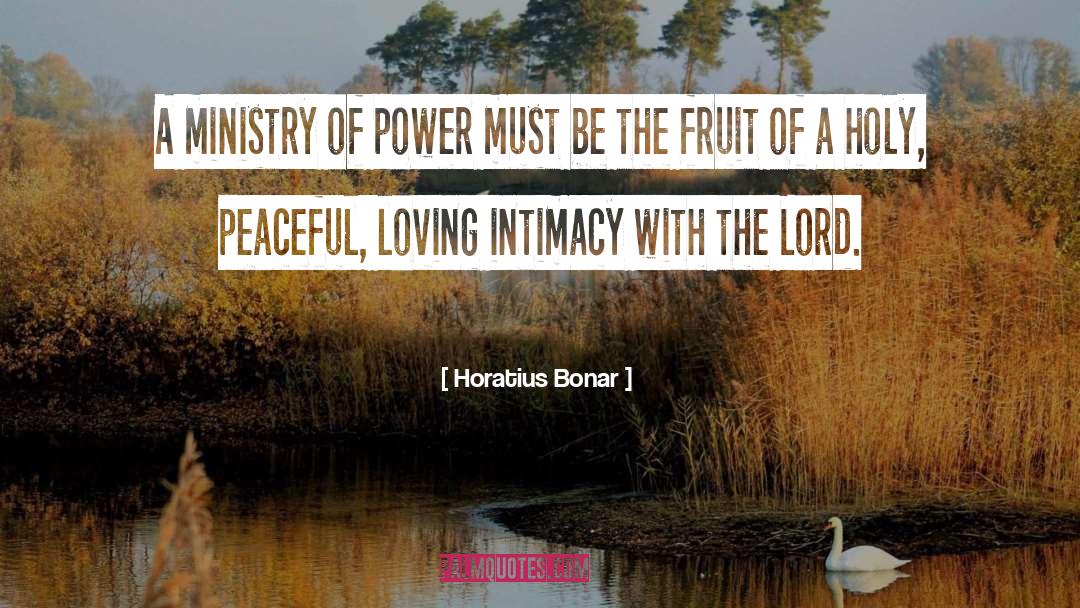 Horatius Bonar Quotes: A ministry of power must