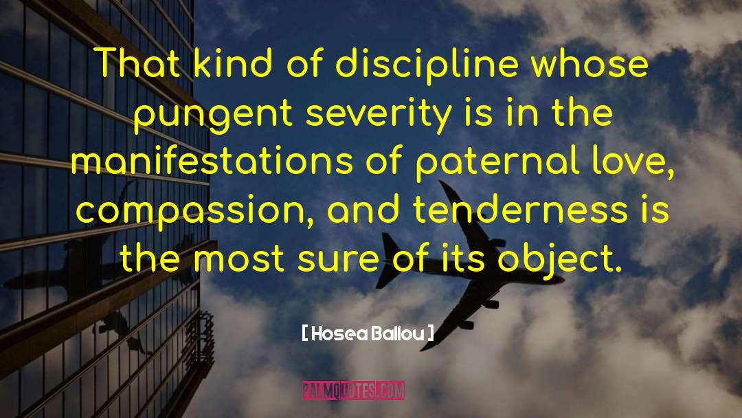 Hosea Ballou Quotes: That kind of discipline whose