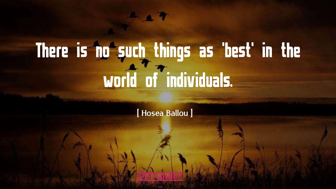 Hosea Ballou Quotes: There is no such things