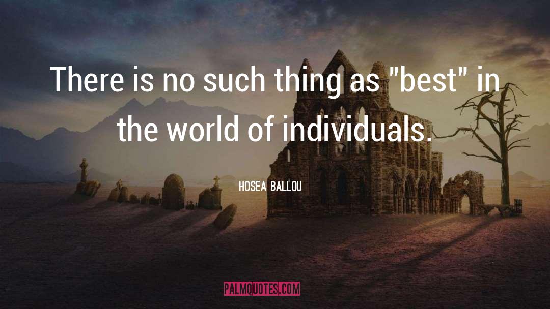 Hosea Ballou Quotes: There is no such thing