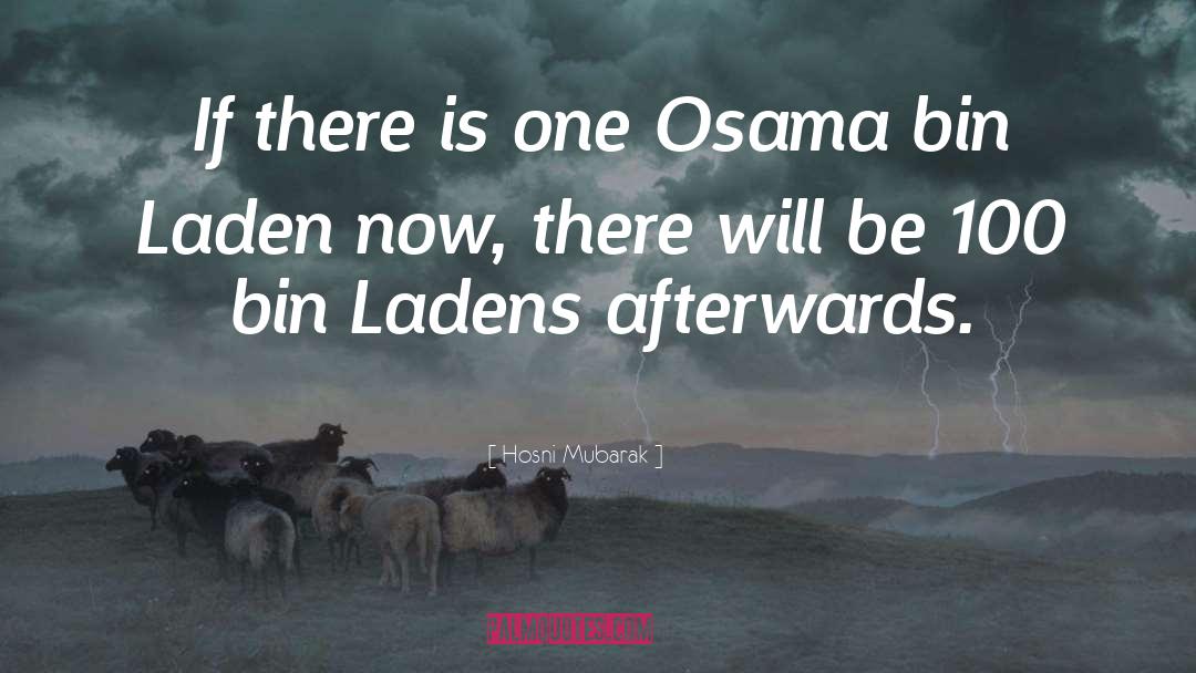 Hosni Mubarak Quotes: If there is one Osama