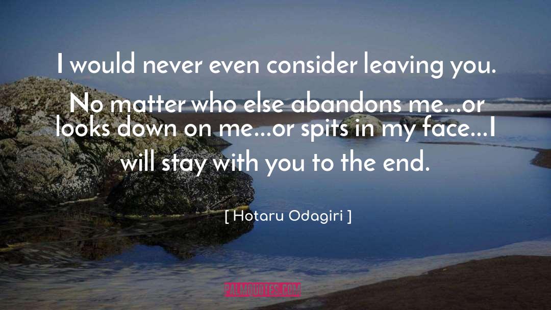 Hotaru Odagiri Quotes: I would never even consider