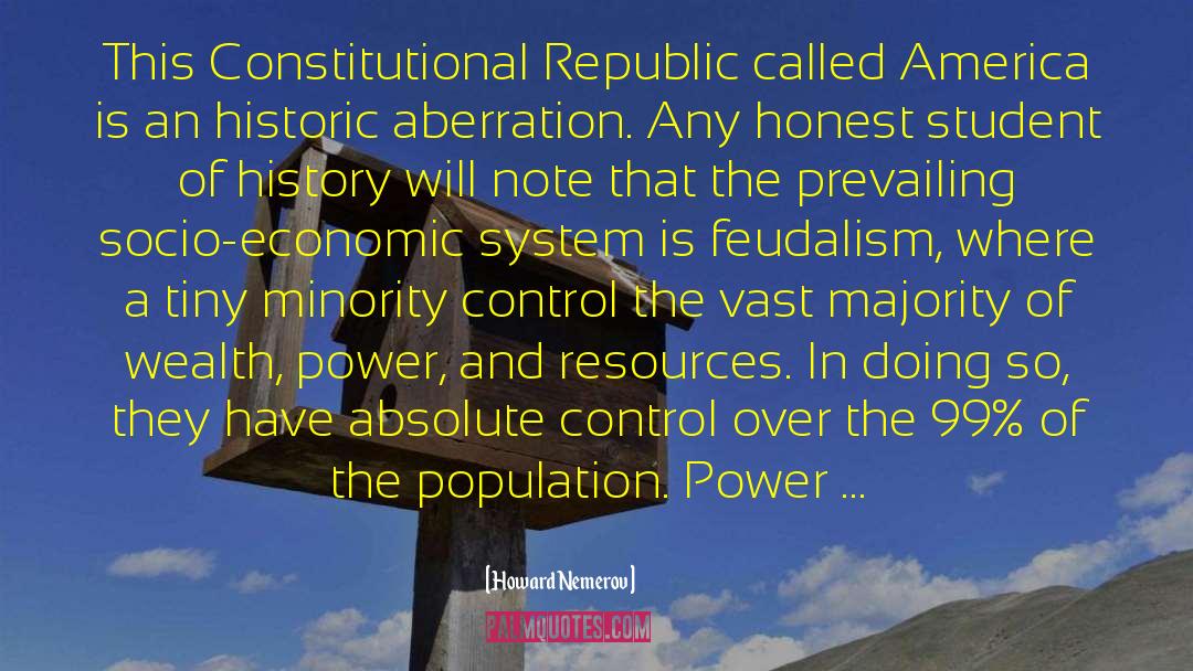 Howard Nemerov Quotes: This Constitutional Republic called America